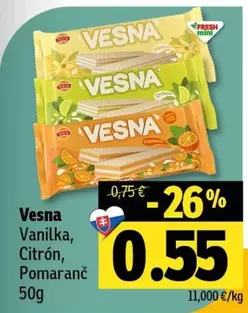 Vesna Vanilka, Citrón, Pomaranč