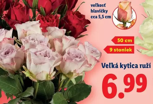 Veľká kytica ruží