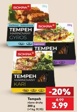 Gyros - Tempeh marinovaný