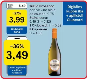 Prosecco - Trelio perlivé víno biele polosuché