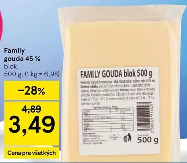 Family gouda blok