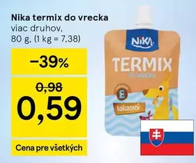 Nika termix do vrecka