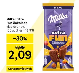 Milka - Extra Fun čokoláda