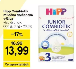 mliečna dojčenská výživa