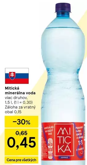 Mitická minerálna voda