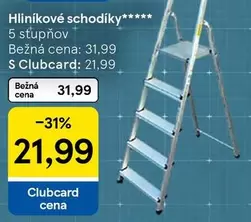 Hliníkové schodíky