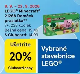 Lego - LEGO® Minecraft® 21268 Domček prasiatka