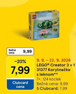 Lego - Creator 3 v 1 3137 Korytnačka s leknom