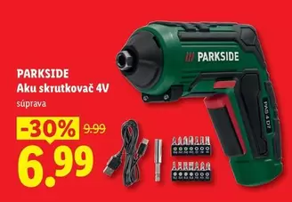 Aku skrutkovač 4V súprava