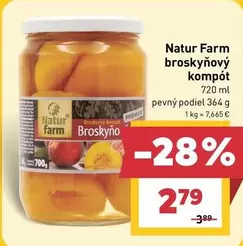 broskyňový kompót