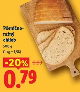 Pšenično-ražný chlieb