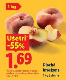 Ploché broskyne