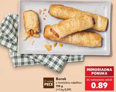 Borek s mexickou náplňou