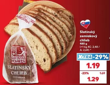 Slatinský zemiakový chlieb