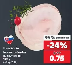 Kniežacia kuracia šunka pultový predaj