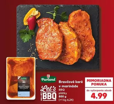 Bravčové karé v marináde BBQ