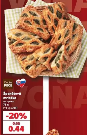 Špenátová mriežka
