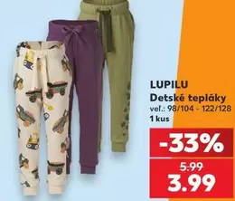 Detské tepláky
