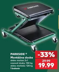 Montážna doska alebo stolček 2v1
