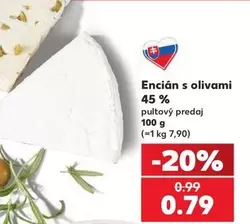 Encián s olivami