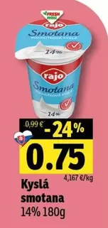 Kyslá smotana 14%