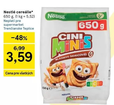 Cereálie Cini Minis