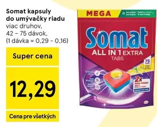 kapsuly do umývačky riadu