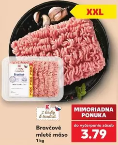 Bravčové mleté mäso