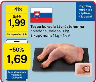 Tesco kuracia štvrť stehenná