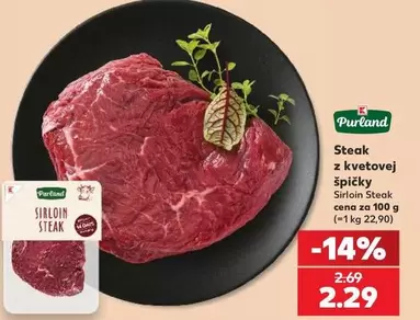 Steak z kvetovej špičky Sirloin Steak
