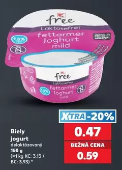 Biely jogurt