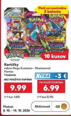 Pokemon - Kartičky edícia Mega Evolution - Phantasmal Flames