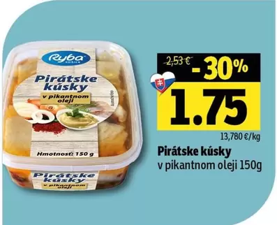 Piratske kusky v pikantnom oleji