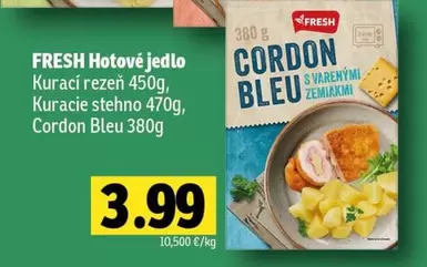 Hotové jedlo Kurací rezeň, Kuracie stehno, Cordon Bleu
