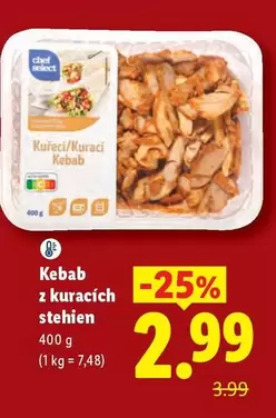 Kebab z kuracích stehien