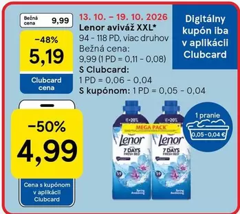 Lenor aviváž XXL