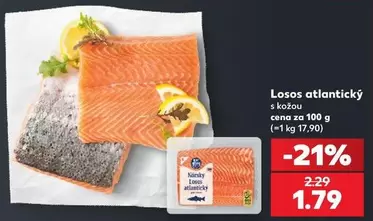 Losos atlantický s kožou