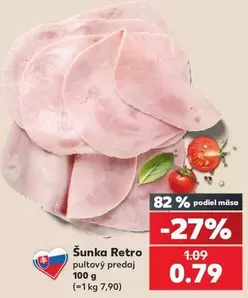 Šunka Retro pultový predaj