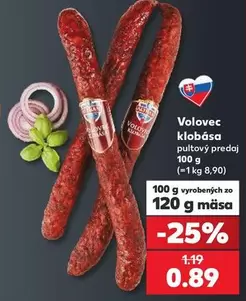 Volovec klobása