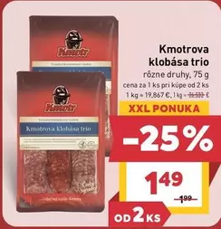 Kmotrova klobása trio
