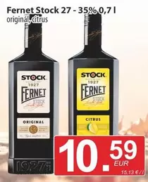 Origin - Fernet Stock 27 - 35%, 0,7 l