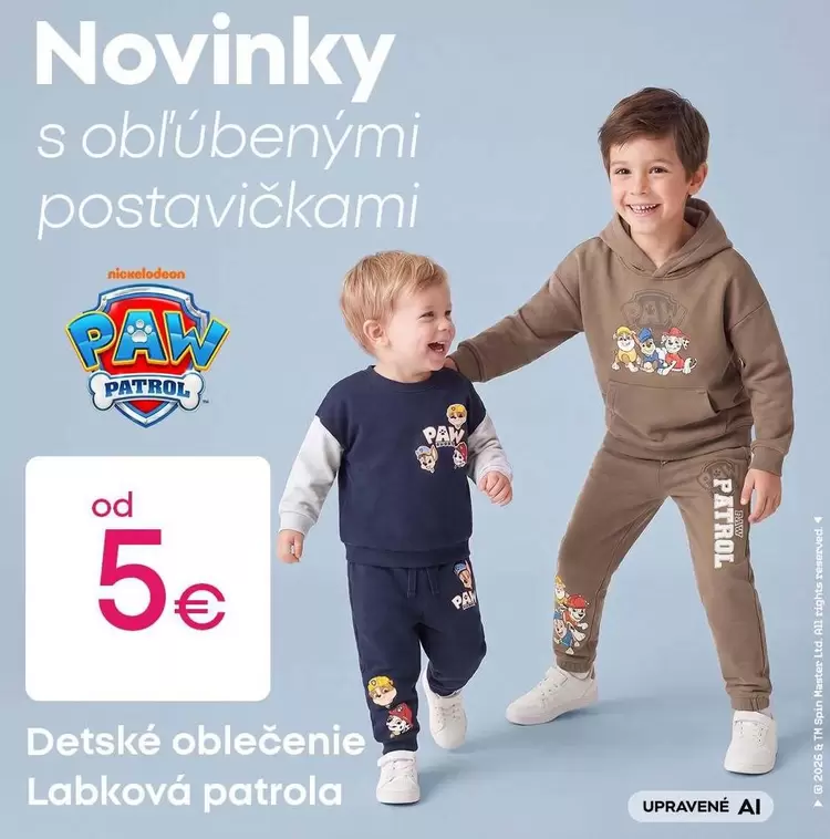 Paw Patrol - Detské oblečenie Labková patrola