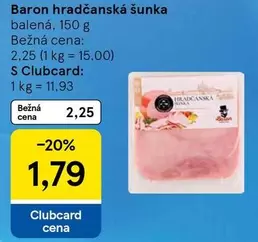 Baron hradčanská šunka