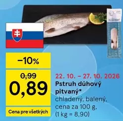 Pstruh duhový pitvaný