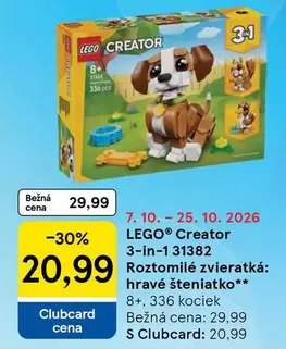 Lego - Creator 3-in-1 31382 Roztomilé zvieratká