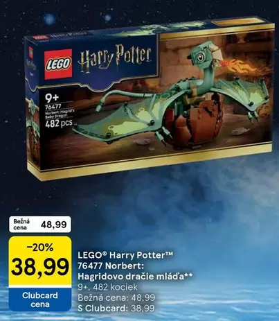 Lego - LEGO Harry Potter 76477 Hagrid's Magical Creatures: Norbert