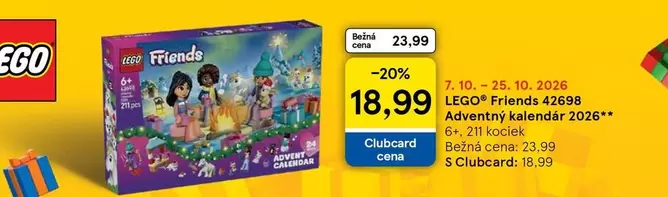 Lego - LEGO Friends 42608 Adventný kalendár 2026