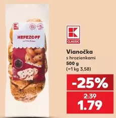 Vianočka s hrozienkami