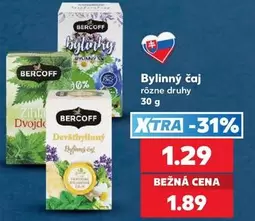 Bylinný čaj rôzne druhy