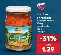 Karotka s hráškom